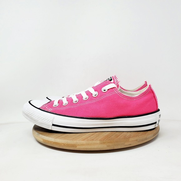 Converse Shoes Womens 7 Pink Chuck Taylor All Star Low Sneakers Lace Up - Picture 7 of 13